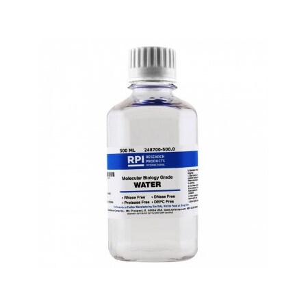 Rpi Water, Molecular Biology Grade, DNase and RNase Free, 500 ml 248700-500.0